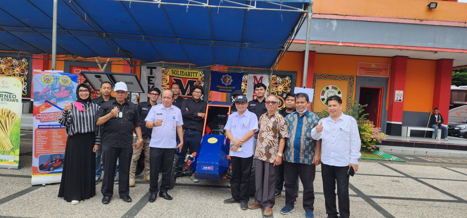 Mobil Listrik karya mahasiswa Teknik Mesin dipamerkan di Pameran Industri Kreatif